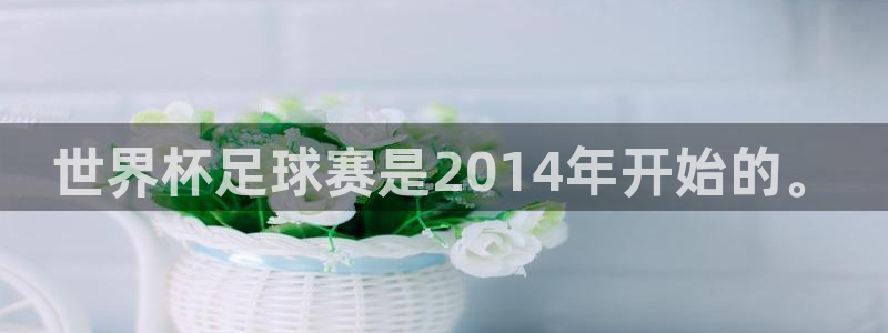 世界杯足球赛是2014年开始的。